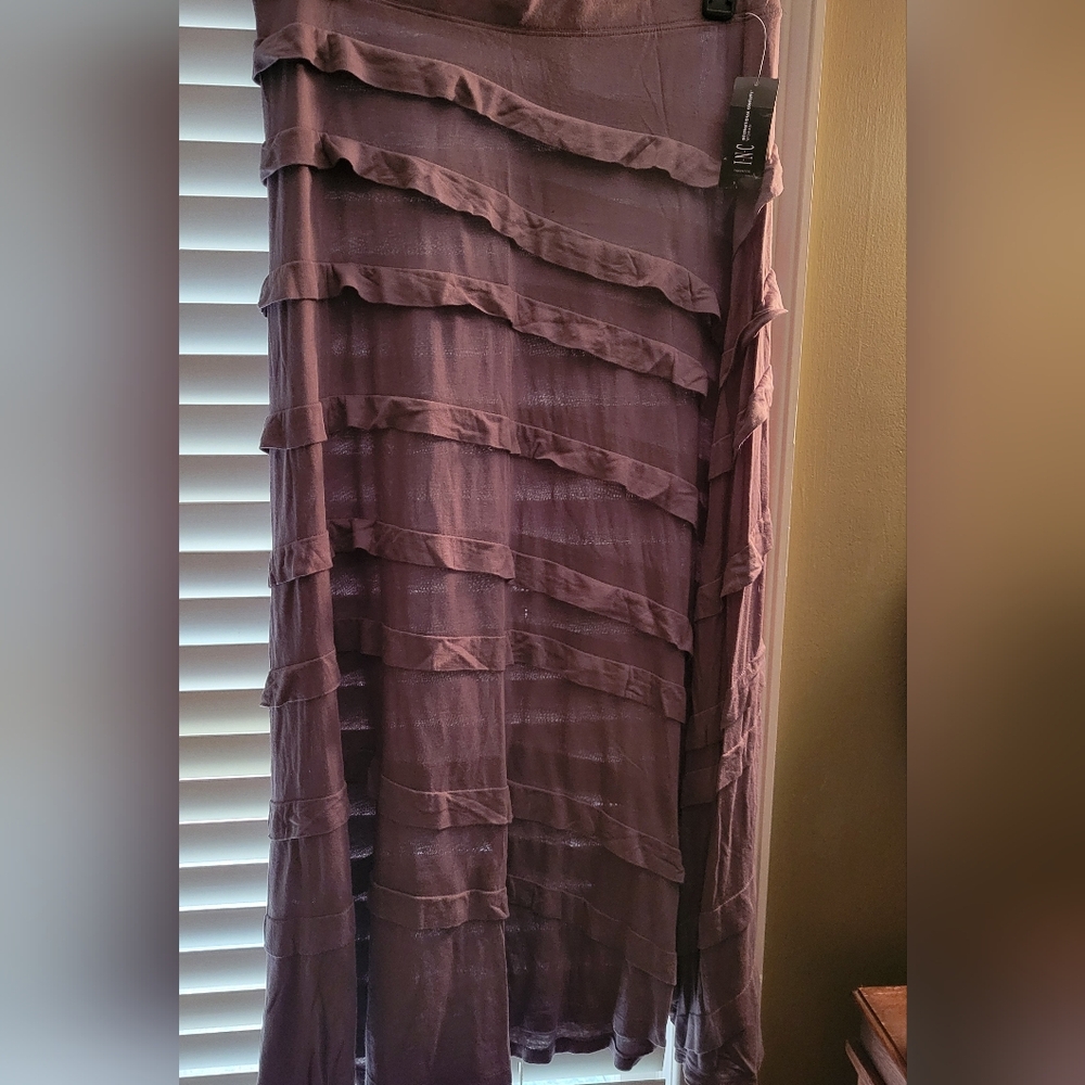 INC Elegant 100% Rayon Layered Skirt